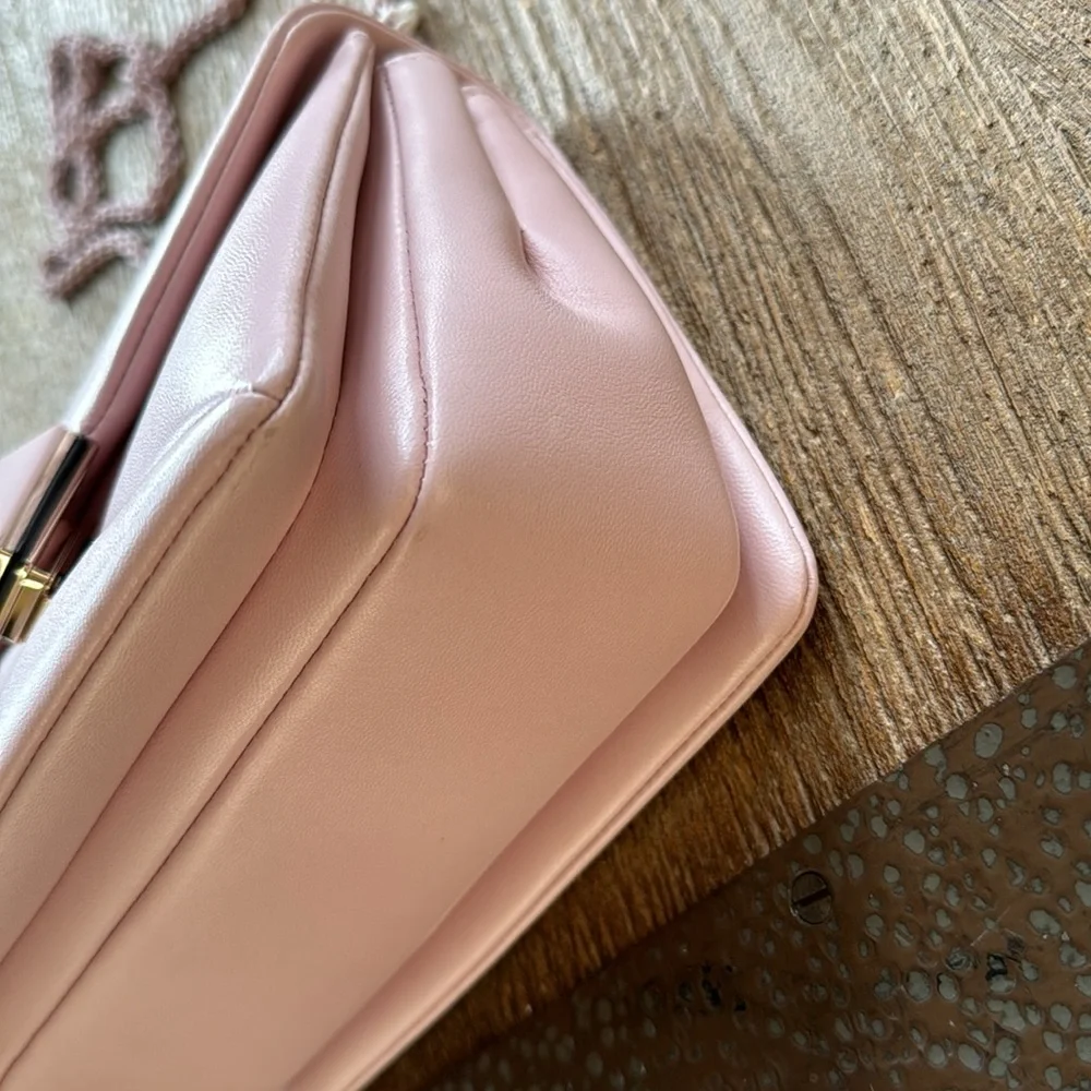Valentino rockstud rose quartz pale pink pastel Roman stud pink crossbody bag